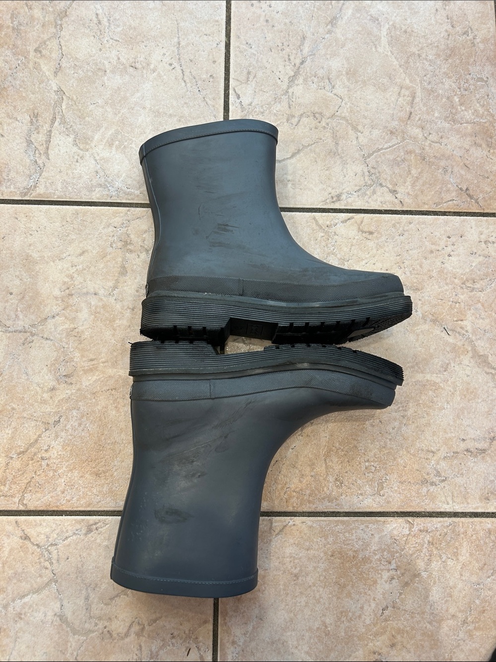 chooka Matte Black Mid-Calf Rain Boots image 6